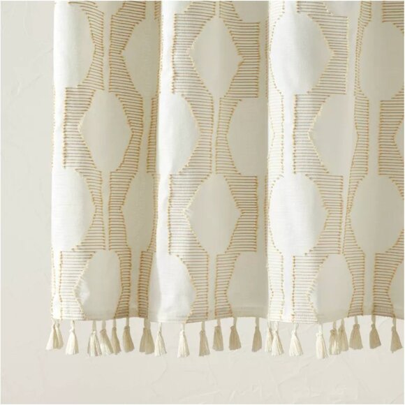 In The Name of Love Clipped Shower Curtain- Opalhouse Designed by Jungalow NWT - Picture 4 of 4